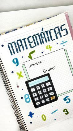 A Spiral Notebook With Numbers And A Calculator On The Cover That Says