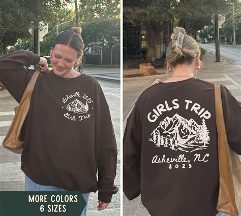 Custom Girls Mountain Trip Sweatshirts Girls Hiking Trip Shirts Girls