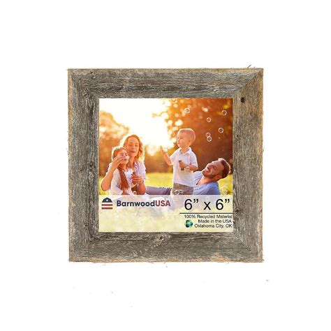 Rustic Farmhouse In X In Weathered Gray Reclaimed Wood Picture