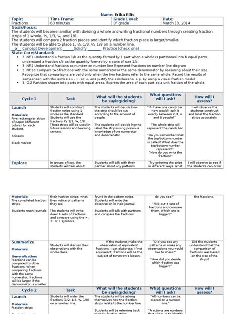 Sequencing Lesson Plans Rd Grade