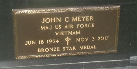 John Charles Meyer Find A Grave Memorial