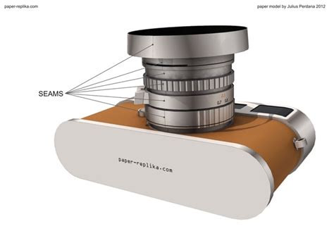 Leica M P Edition Herm S Camera Paper Model