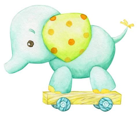 Elefante Juguete Para Ni Os En Estilo De Dibujos Animados Dibujo De