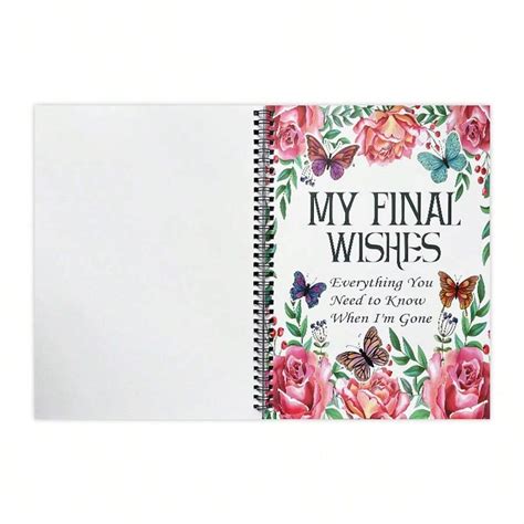 My Final Wishes Planner Everything You Need To Know When I M Gone