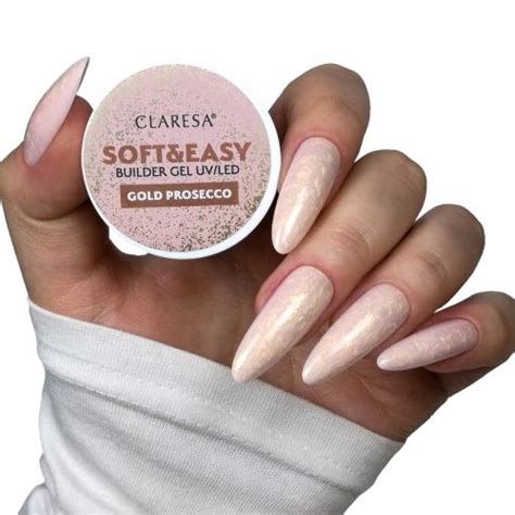 Claresa Soft Easy Builder Gel El Buduj Cy Do Paznokci Gold Prosecco