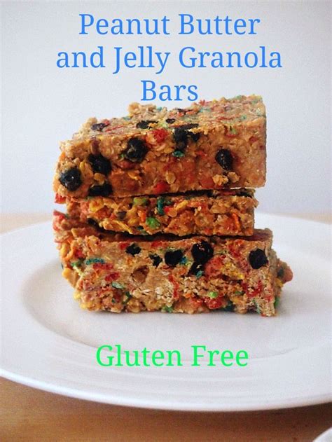 Gluten Free Peanut Butter And Jelly Granola Bars