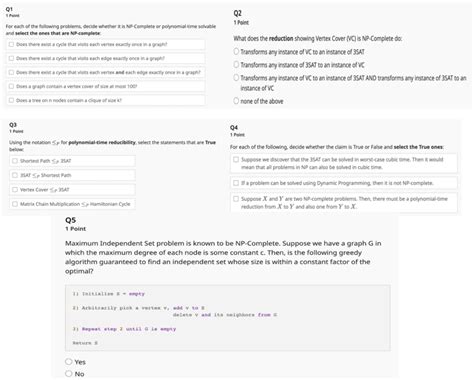 Q For Each Of The Following Problems Decide Chegg