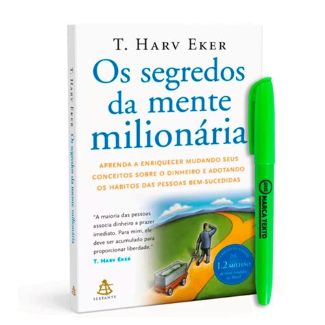 Livro Os Segredos da Mente Milionária de T Harveker Shopee Brasil