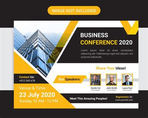 Corporate Horizontal Business Conference Flyer Design