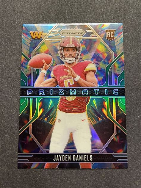 Panini Prizm Jayden Daniels Green Holo Prismatic Rookie Rc Sp