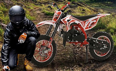 Amazon Bicicleta de motocross a gas para niños 49 cc y 2 tiempos