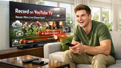 record  youtube tv loud dvr  shows sports guide