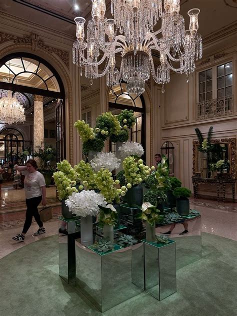 Plaza Hotel New York City Nyc Luxury Glam Life Hotel Flowers Flower