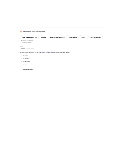 Examen Tercer Parcial Segunda Vuelta Factor Humano En Administracion