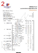 Ams Datasheet Pages Techpublic A Low Dropout Linear