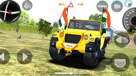 Dollar Song Modified Mahindra Yellow Thar Indian Car Simulator