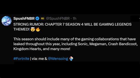 Fortnite Chapter 7 Season 4 Leak Reveals Sonic, Persona 5, Kingdom