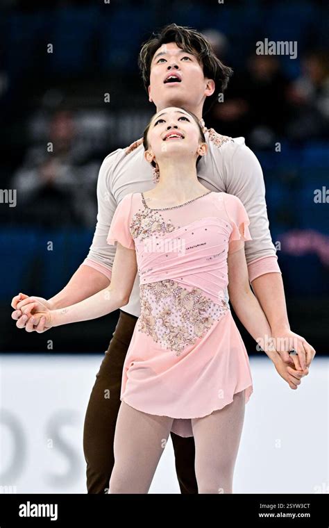 Sae Shimizu Lucas Tsuyoshi Honda Jpn During Junior Pairs Free