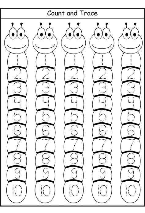 Numbers To Tracing Worksheet