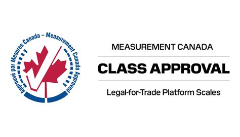 Measurement Canada Class Approval For Legal For Trade Platform Scales