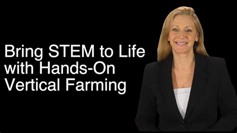 Stem Learning In The Uk Hands On With Vertical Farming Youtube