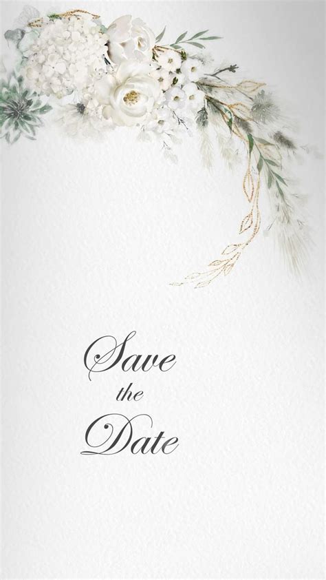 Beautiful Save The Date Boho Theme Digital Templates Video