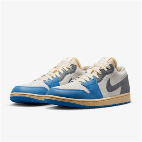 Nike Air Jordan Low Se Tokyo Vintage Unc Grey Blue Dz