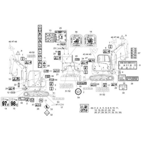 Decals For Wacker Ez Mini Excavator L S Engineers