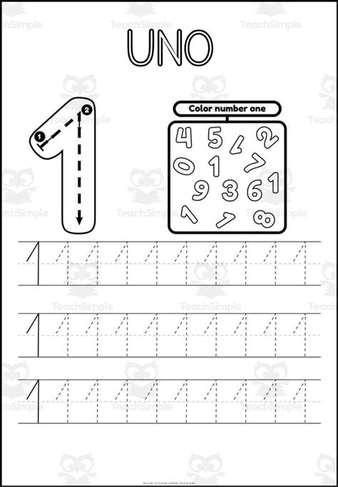 Tracing Numbers To Free Minibook Of Handwriting By Teach Simple