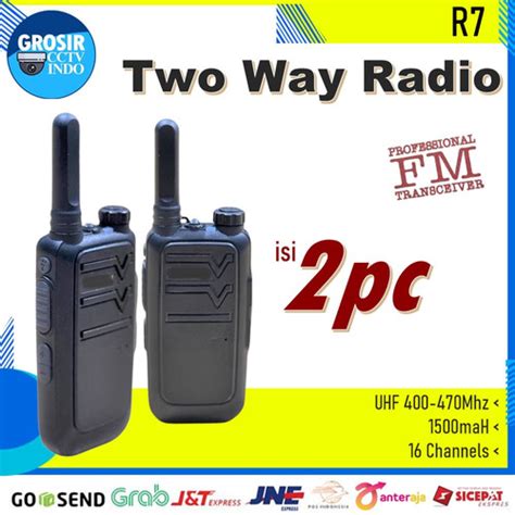 Jual Ht Walkie Talkie Two Way Radio Uhf Type Bf R Kota Surabaya