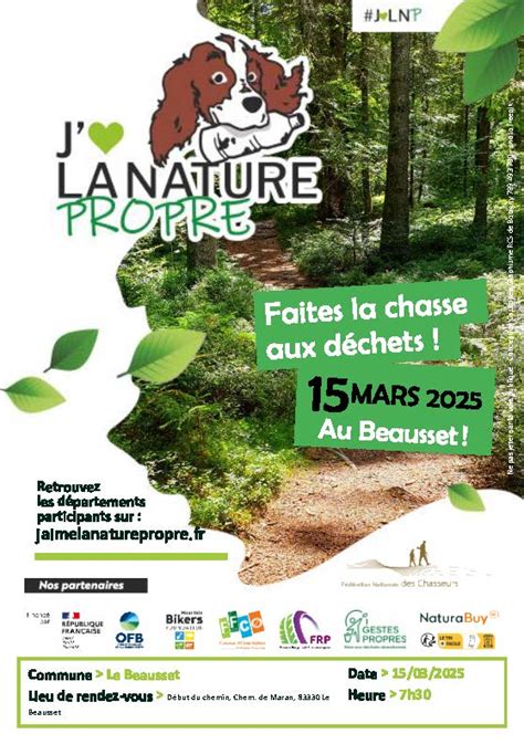 Vie associative J aime la nature propre Parc naturel régional de la