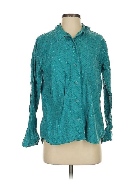 Ines De La Fressange For Uniqlo Long Sleeve Blouse Size X Small Tops