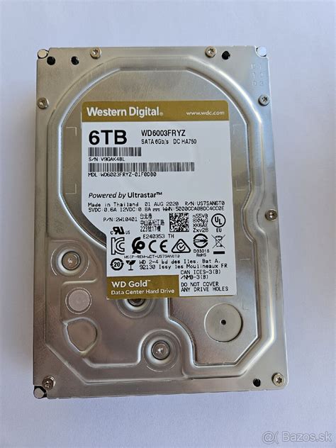 Hdd Western Digital Gold Tb Tren N Bazo Sk