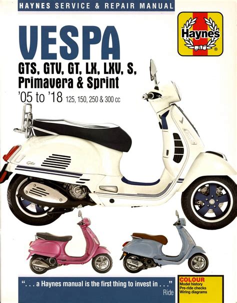 Yahoo オークション ベスパ 05 18ヘインズ解説マニュアル Vespa GT