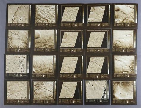 At Auction Original Viking Orbiter Geographical Images Of Mars