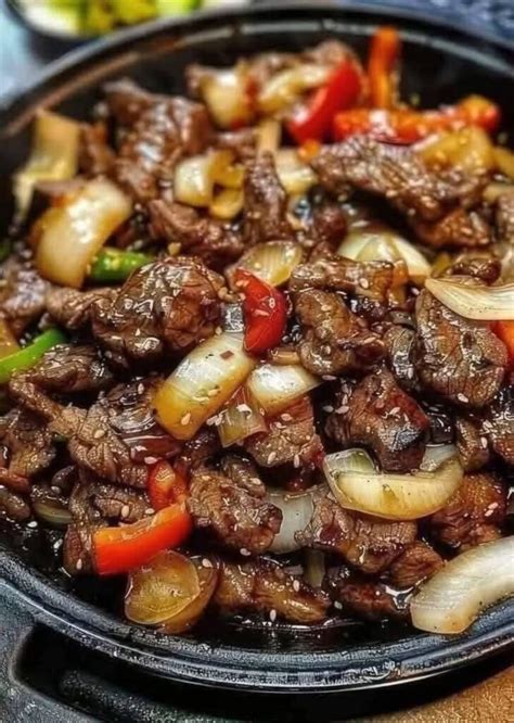 Steak De Porc Chinois Au Poivre Et Aux Oignons Recette Facile