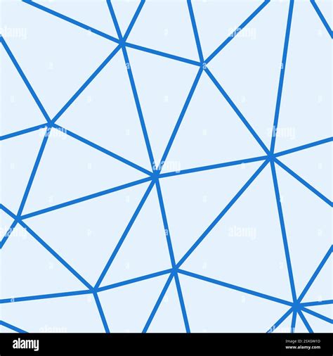 Abstract Mosaic Background Blue Color Big Triangles Size Light Lines