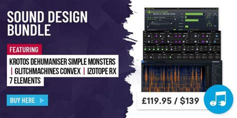 Izotope Rx Elements Sound Design Bundle Off