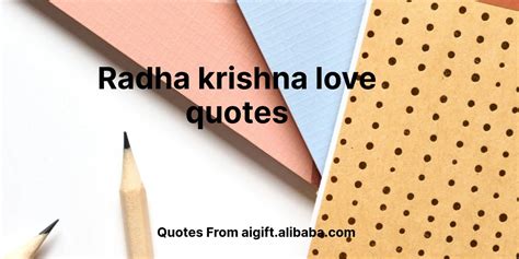 Radha Krishna Love Quotes Eternal Love Devotion