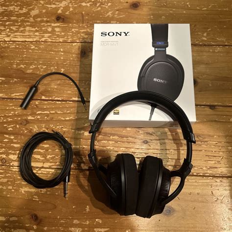 SONY モニターヘッドフォン ブラック MDR MV1 美品 有線ヘッドセット