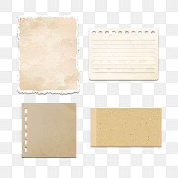 Torn Paper With White Edges Png Image For Vintage Scrapbooking