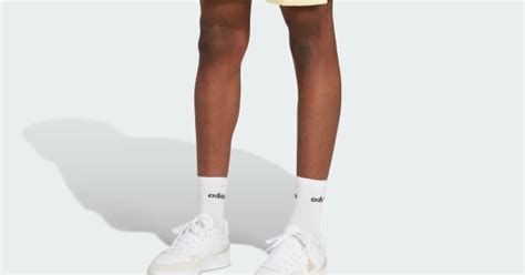 adidas AEROREADY Essentials Chelsea 3-Stripes Shorts - Yellow | adidas ...