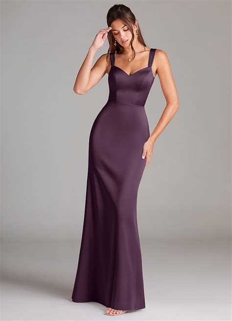 Azazie Denice Plum Bridesmaid Dresses Azazie