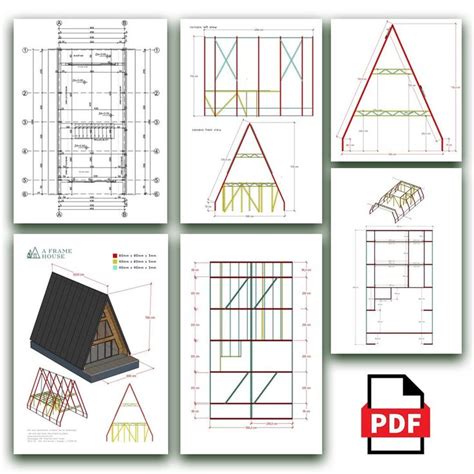 Plano De Casa Peque A Con Estructura En Forma De A Planos De Casa Con