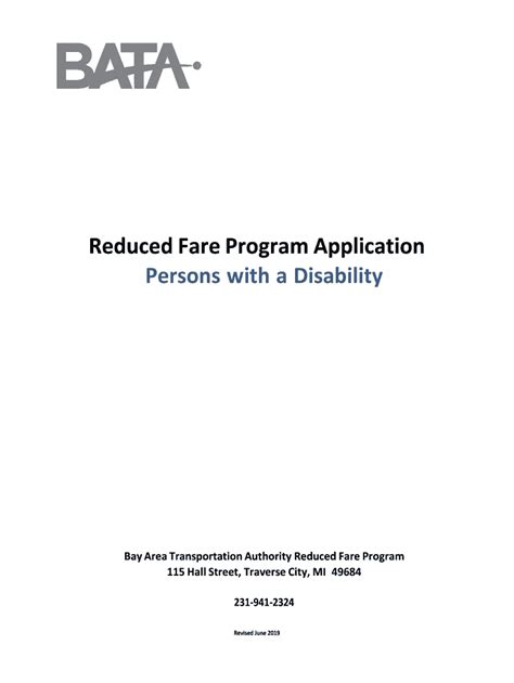 Mta Reduced Fare Application Pdf Form Randa R Brown