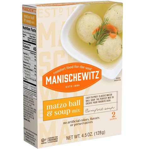 Manischewitz Matzo Ball Soup Mix Oz Kosher Easy Walmart