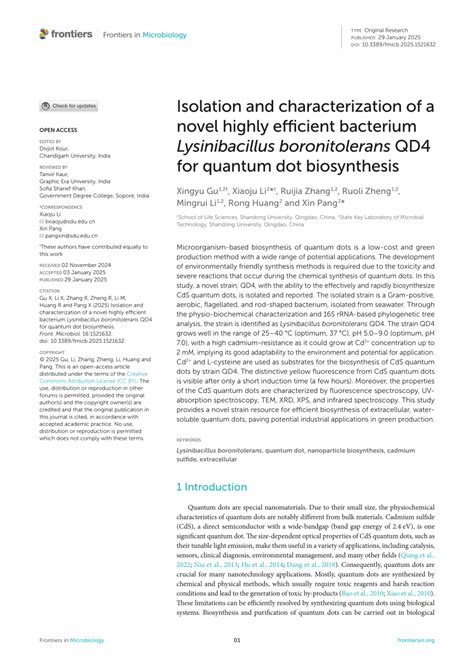 PDF Isolation And Characterization Of A Novel Highly Efficient