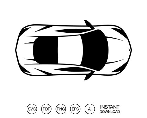 Sports Car Top View SVG - Etsy | Wall vinyl decor, Car top view, How to ...
