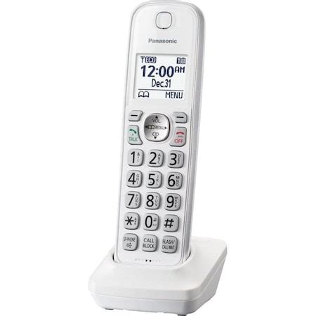 Panasonic Extra Handset For KX TGD KX TGC Series White LCD KX