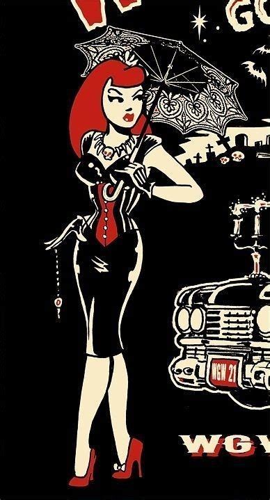 Pin By Jesse Street On Vince Ray Rockabilly Art Retro Art Retro